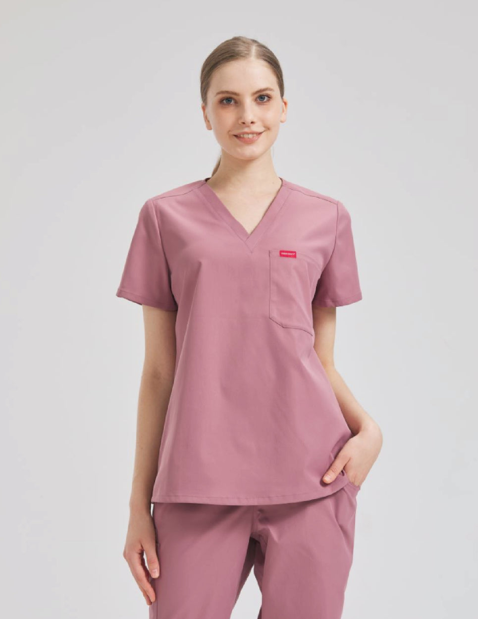 S2 One-Pocket Scrub Top（Women）